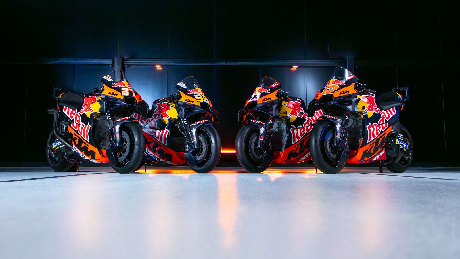 2025 Red Bull KTM, Tech3 RC16s. Credit: KTM.